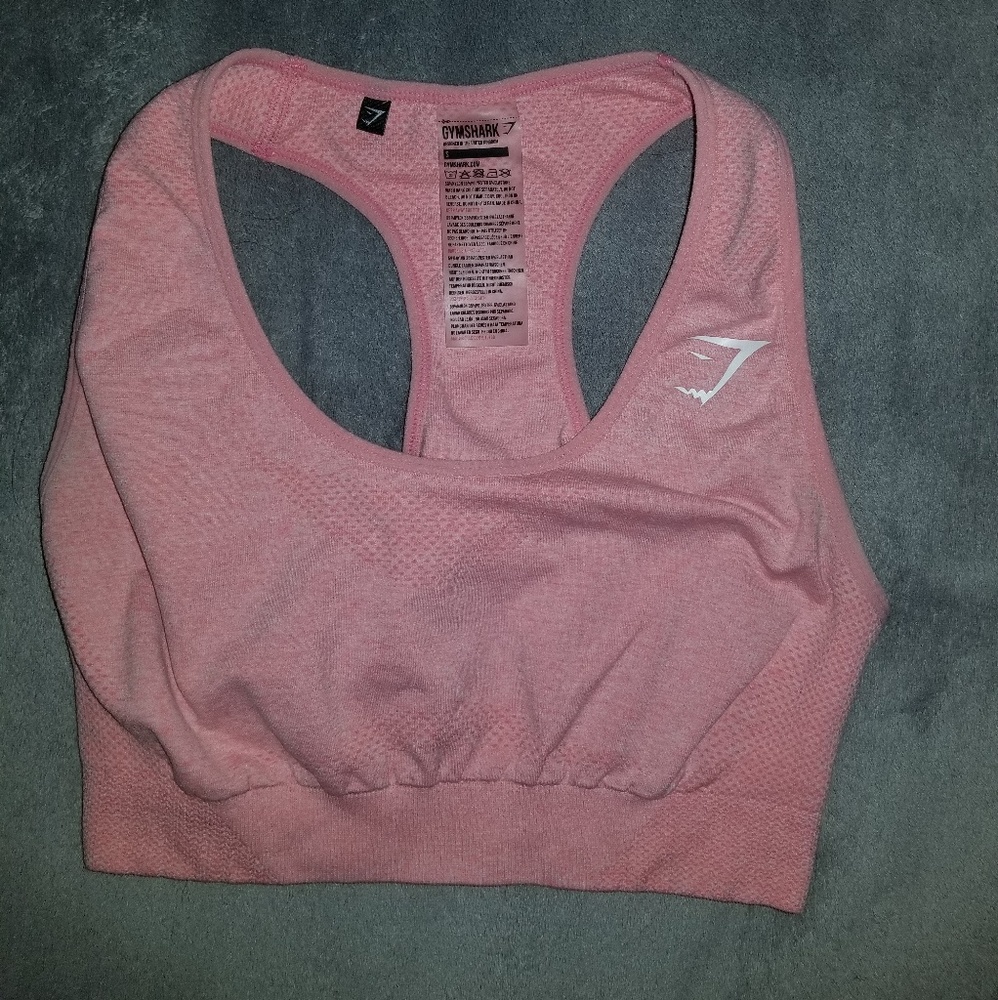 Gymshark light pink sports bra